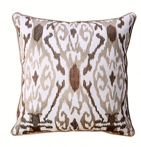 Furniture of America Lucy Throw Pillow in Latte PL8032-2PK