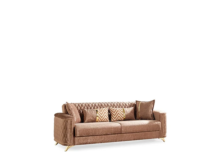 Galaxy Home Luna Sleeper Sofa in Copper 601955552004