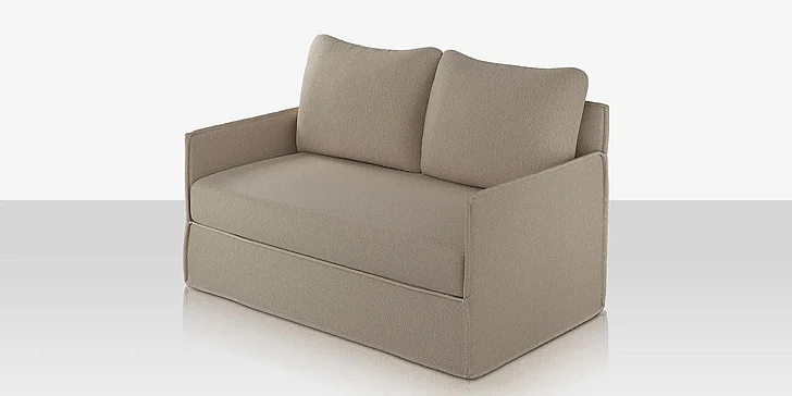 DecoScape Luna Club Loveseat in Dune SF-1041-102-DUN