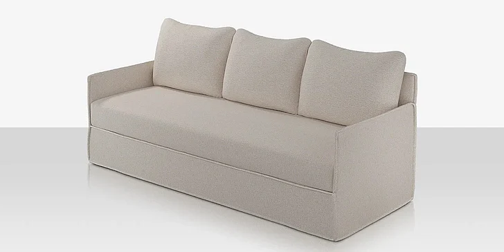 DecoScape Luna Club Sofa in Stucco SF-1041-103-STU