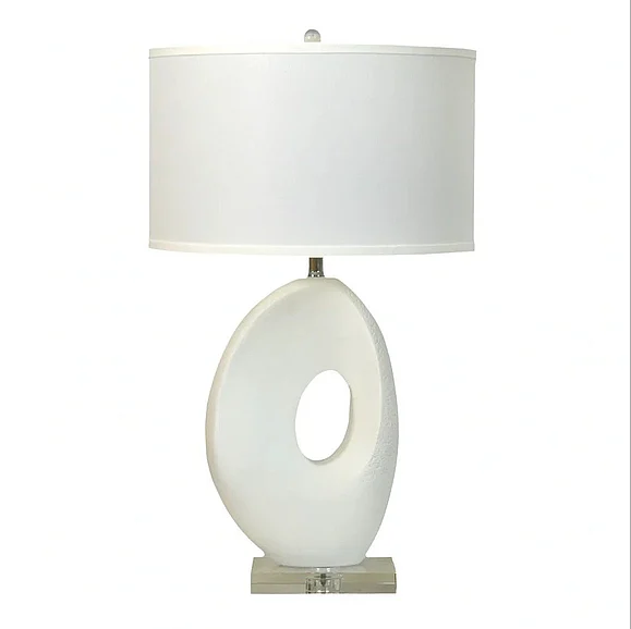 Lux Lighting (Lineage) Eva Table Lamp (Set of 2) LUX-145-WHITE