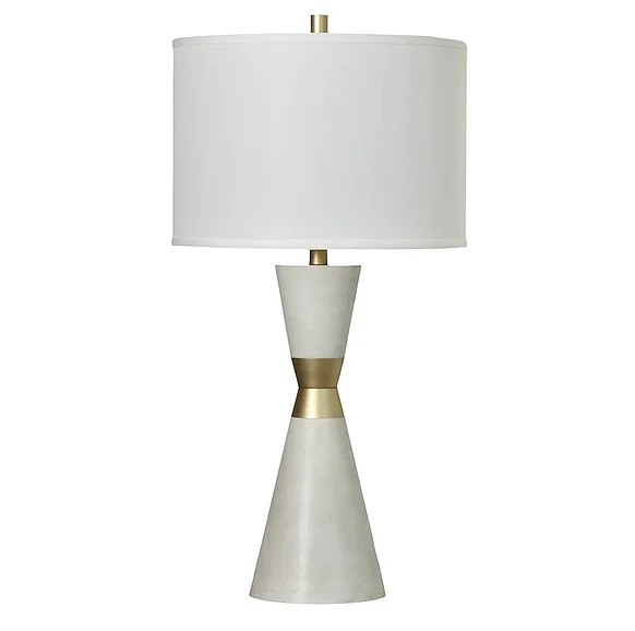 Lux Lighting (Lineage) Hourglass Table Lamp (Set of 2) LUX-146-WHITE