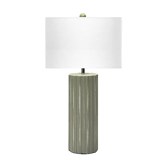 Lux Lighting (Lineage) Whitmore 29" Table Lamp (Set of 2) Weathered Slate LUX-159-SLATE