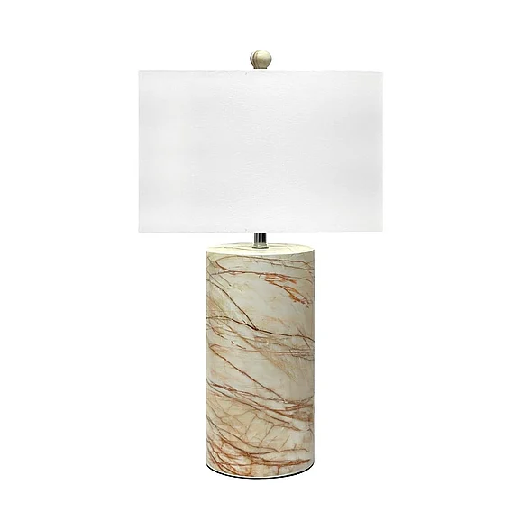 Lux Lighting (Lineage) Tranquil 26" Table Lamp (Set of 2) Caramel LUX-166-CARAMEL