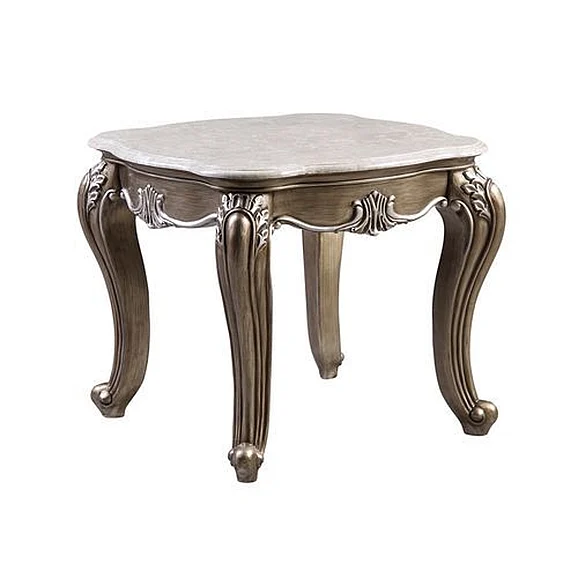Acme Furniture Elozzol End Table in Antique Bronze LV00303