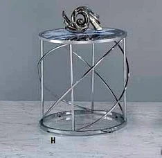 ACME Lyda End Table in Silver LV02096