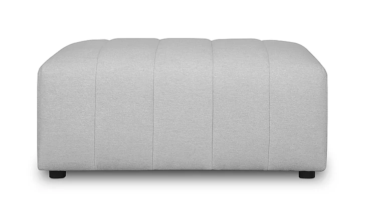 Moe's Home Collection Lyric Ottoman in Oatmeal MT-1026-34