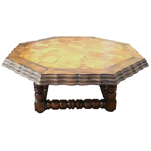Galerias Arther Ondulated Coffee Table in M-17/Monasterio