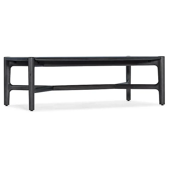 Hooker Furniture Harlow Soft Rectangle Coffee Table in Black M03-80110-99 CLOSEOUT
