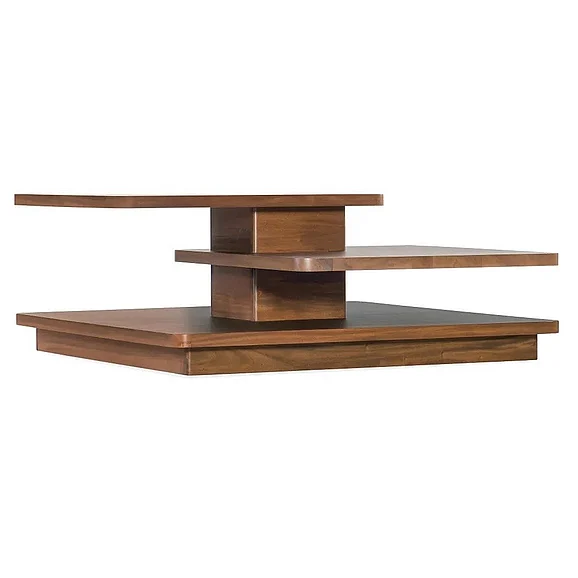 Hooker Furniture Burrow Tiered Coffee Table in Chestnut M07-80110-85 CLOSEOUT