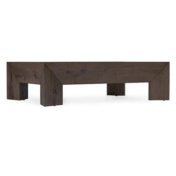 Hooker Furniture Wade Chunky Rectangle Cocktail Table in Dark Oak M08-80310-89 CLOSEOUT