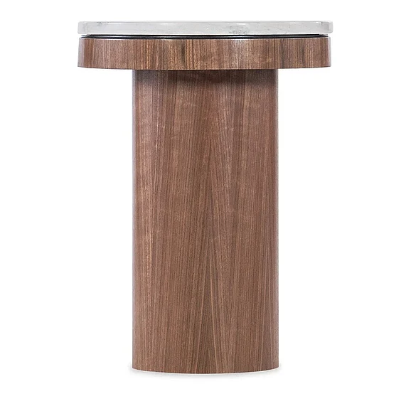 Hooker Furniture Vana Round Drink Table in Medium Walnut M09-80117-85 CLOSEOUT