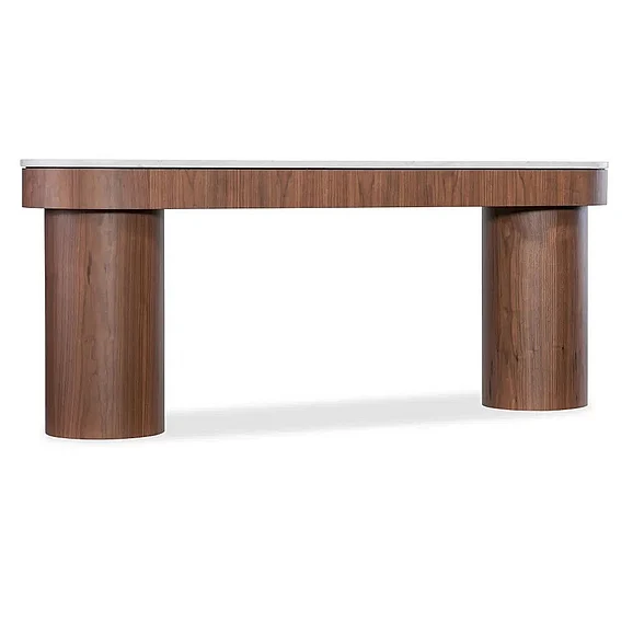 Hooker Furniture Vana Console in Medium Walnut M09-80151-85 CLOSEOUT