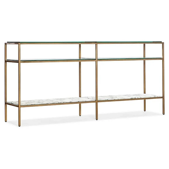 Hooker Furniture Cashel Console Table in Gold M12-80151-15 CLOSEOUT