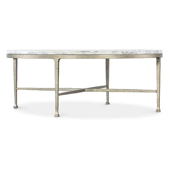 Hooker Furniture Jules Round Coffee Table in Warm White M13-80111-95 CLOSEOUT