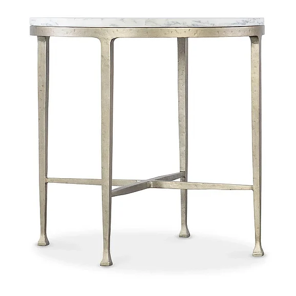 Hooker Furniture Jules Round Side Table in Warm White M13-80113-95 CLOSEOUT