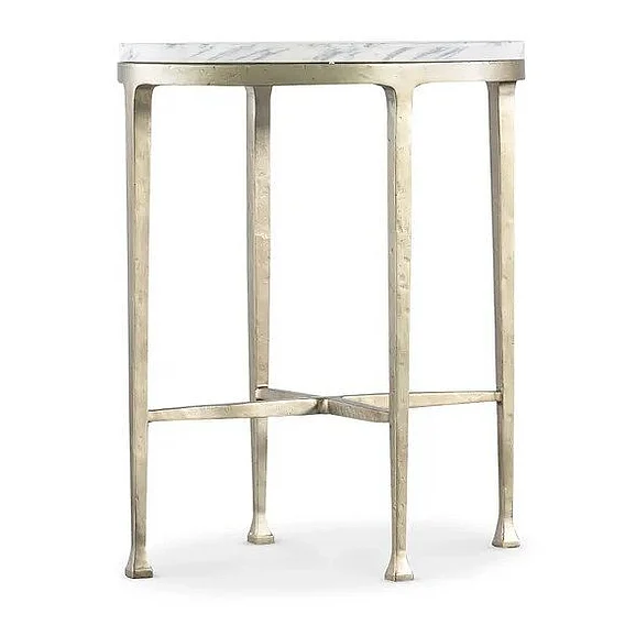 Hooker Furniture Jules Oval Drink Table in Warm White M13-80117-95 CLOSEOUT