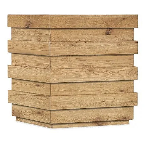 Hooker Furniture Brent Stepped Side Table in Light Wood M15-50300-80 CLOSEOUT