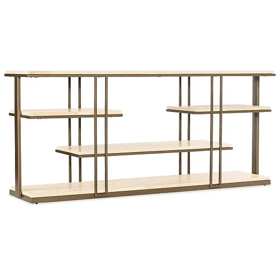 Hooker Furniture Granger Stone and Metal Console in Dark Bronze M24-85400-00 CLOSEOUT