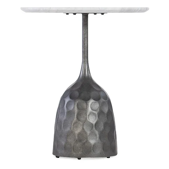 Hooker Furniture Zuri Dimple Base Accent Table in Warm White M25-50300-00 CLOSEOUT