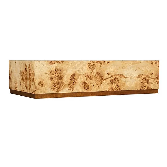 Hooker Furniture Auberon Burl Coffee Table in Light Natural Burl M30-80110-80 CLOSEOUT
