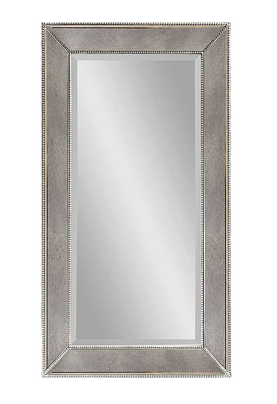 Bassett Mirror Company Hollywood Glam Beaded Wall Mirror in Antique Mirror M3340B