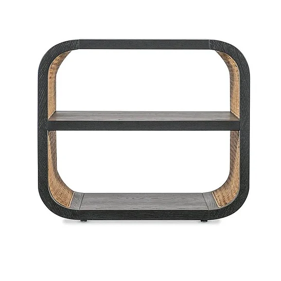 Hooker Furniture Cain Rectangle Side Table in Black CLOSEOUT