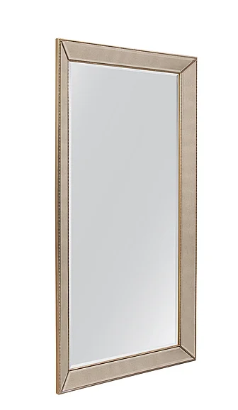Bassett Mirror Company Beaded Leaner Mirror - Gold in Gold M3871B