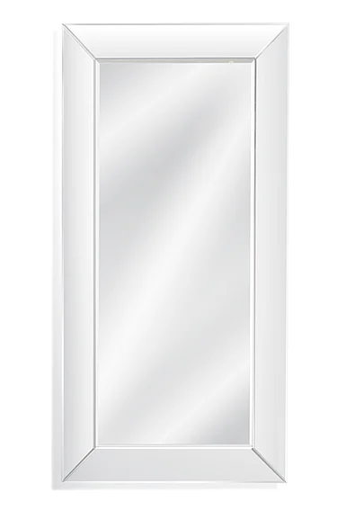 Bassett Mirror Whitman Floor Mirror in Clear Mirror M4014BEC
