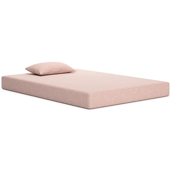 iKidz Coral Twin Mattress and Pillow in Coral M43111 FedEx/UPS