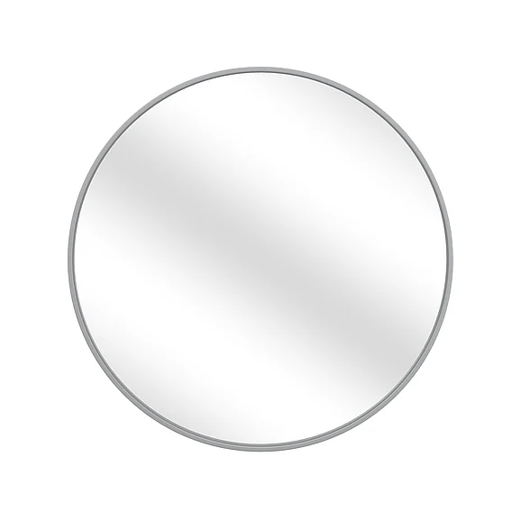 Bassett Mirror Portia Wall Mirror in Brushed Silver M4437EC