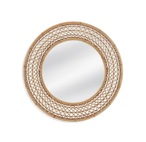 Bassett Mirror Biedel Wall Mirror in Natural M4553EC