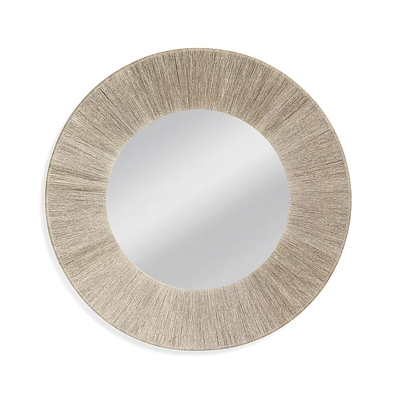 Bassett Mirror Perez Wall Mirror in Grey Wash M4554EC
