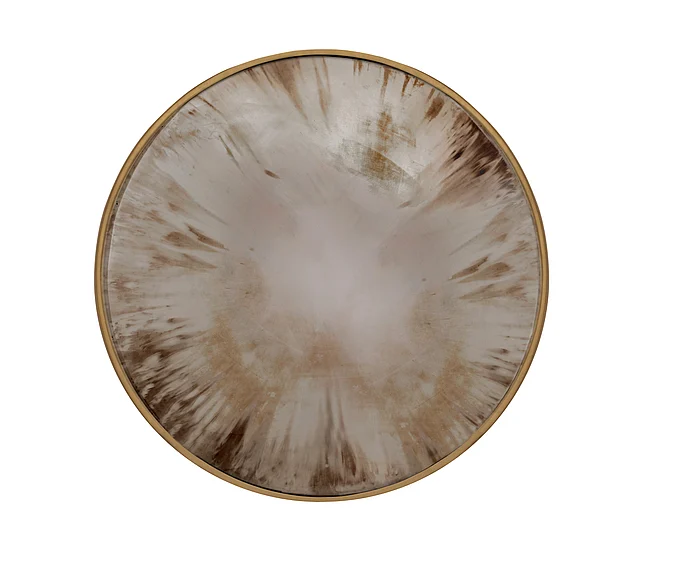 Bassett Mirror Hovland Wall Mirror in Gold/Ant. Mirror M4604EC