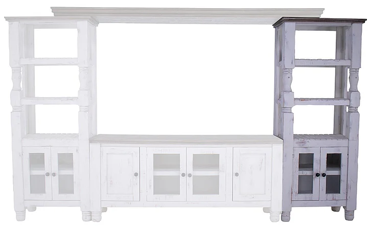 Split Nickel Martha Wall Right Pier Nero White Granite Top MIC-MAR-RP | M472R