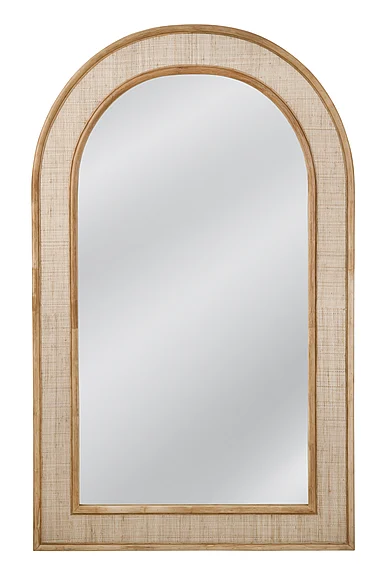 Bassett Mirror Anna Floor Mirror in Natural M4902