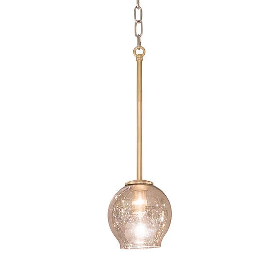 Bethel Single Pendant Brass Frame MA08
