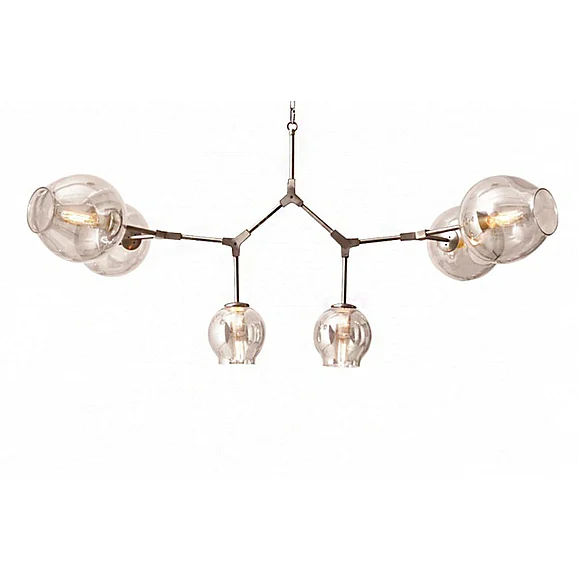 Bethel Satin Nickel Frame Ceiling Fixture MA10SN