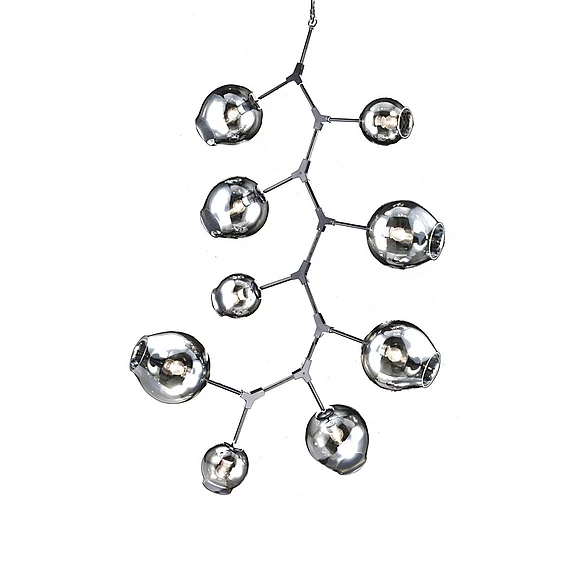 Bethel Black Framed Branch Light Fixture MA11BLK