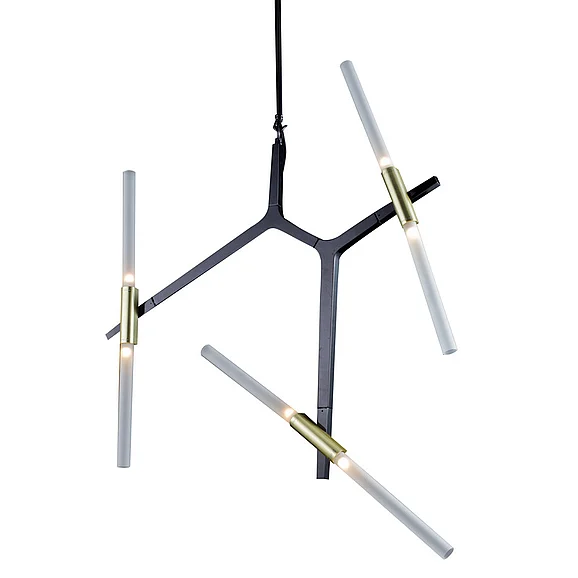 Bethel Black Frame Light Fixture MA20BLK