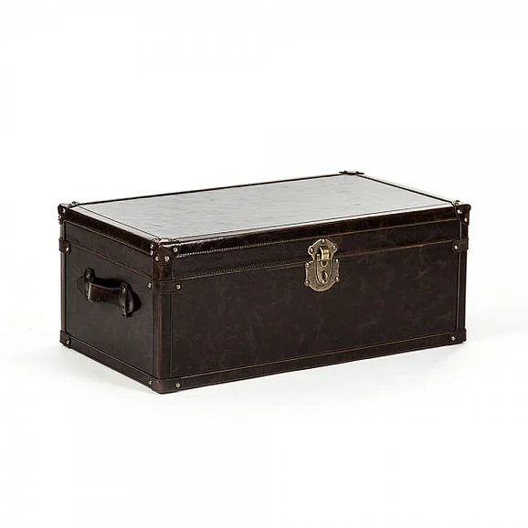 Zentique Madalene Medium Trunk AHP0866-M Dark Brown