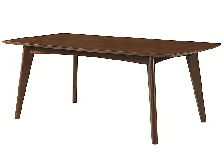 Coaster Malone Mid-century Dining Table in Dark Walnut 105351