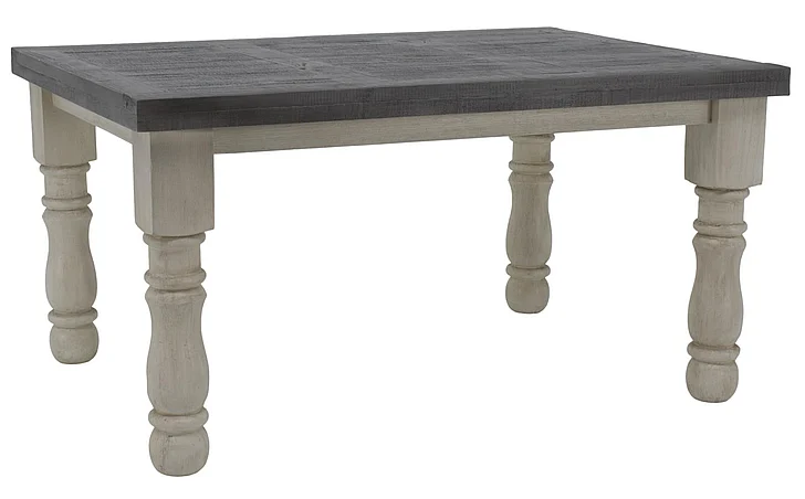Split Nickel Mansion Big Leg Table Dove Terra Top MES55A | M2DT1