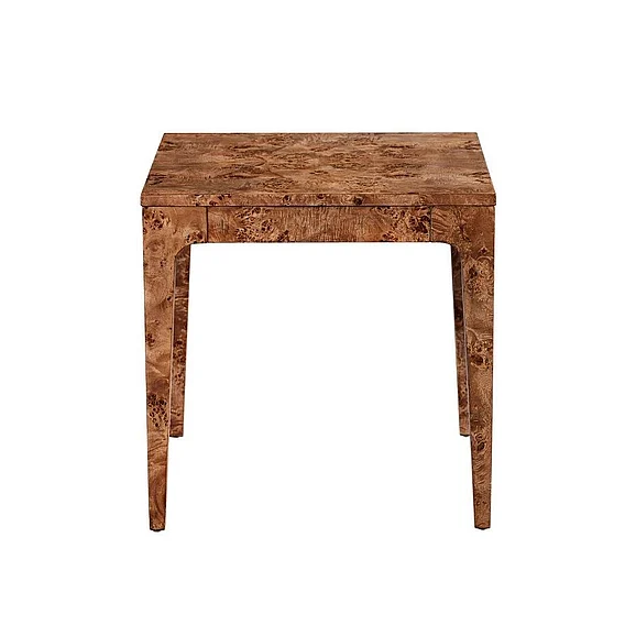 LH Home Mappa Side Table in Dark Burl MAPP033-DBR