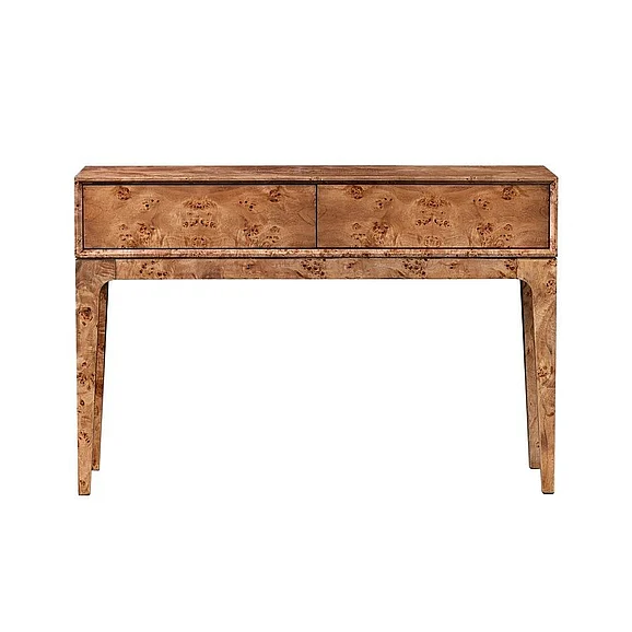 LH Home Mappa Console Table in Dark Burl MAPP034-DBR