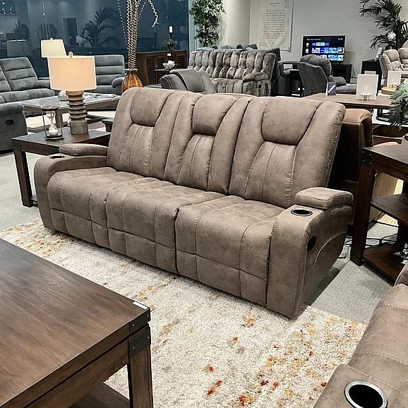 Steve Silver Marlow 3-Piece Manual Reclining Living Room Set in Sand
