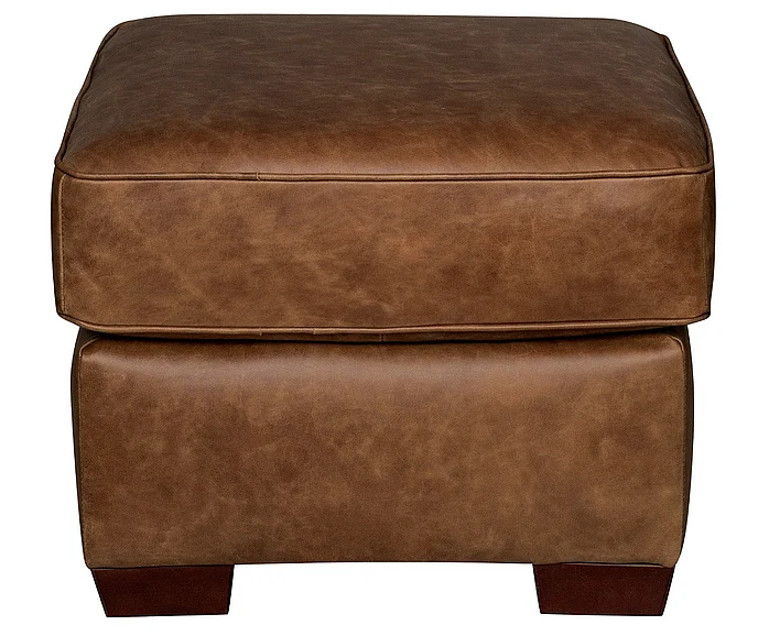 Luke Home Mark Ottoman in 3517 Cinnamon Mark-O (Quickship)