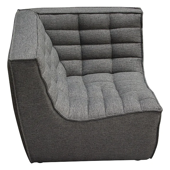 Diamond Sofa Marshall Square Corner in Grey Fabric MARSHALLSCGR