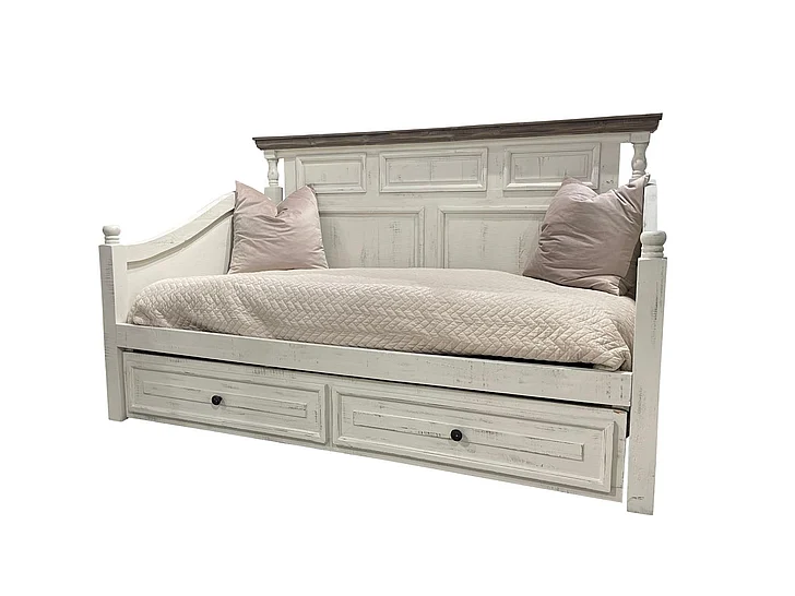 Split Nickel Martha Daybed No Trundle MIC-MAR-DB | SOM17D
