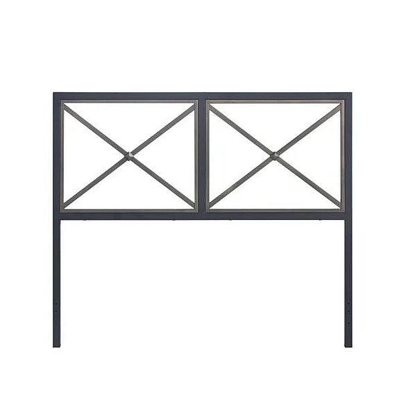 Fashion Bed Group Mason King Headboard Only in Textured Black/ Gray Bronze B13206